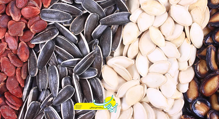 میزان چربی تخمه ها چقدر است