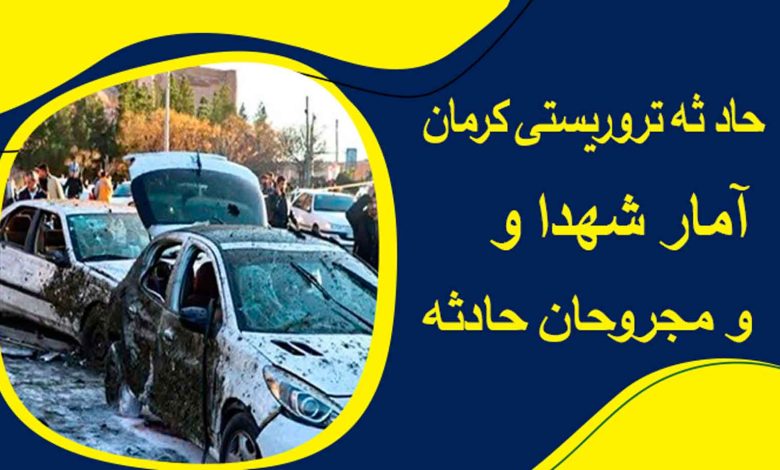 حادثه تروریستی کرمان/آمار شهدا و مجروحان