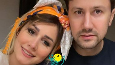 همسر شاخر استخری زیباترین لباس عروس را پوشید/ تاج ملکه ای اش را ببینید