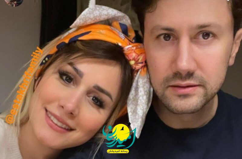 همسر شاخر استخری زیباترین لباس عروس را پوشید/ تاج ملکه ای اش را ببینید