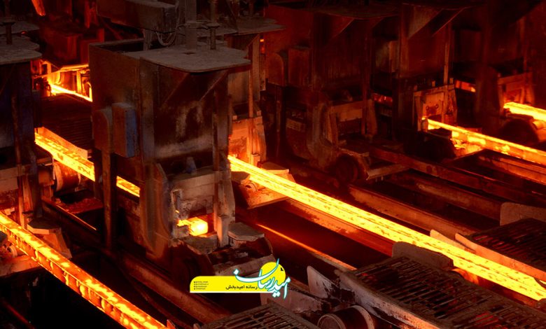 میزان تولید فولاد در ایران