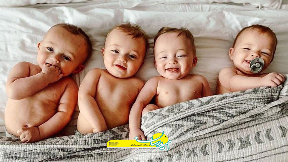 واگذاری زمین به خانواده های دارای ۴ قلو
